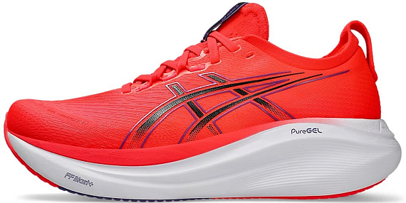 Кроссовки мужские ASICS Gel-Nimbus 27 Flash Red/Black - Фото 2 большая