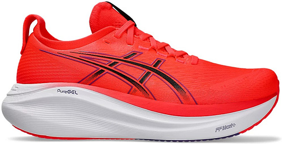 Кроссовки мужские ASICS Gel-Nimbus 27 Flash Red/Black - Фото 1 большая