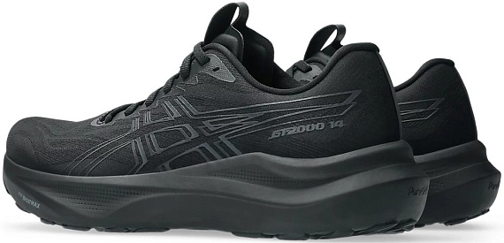 Кроссовки мужские ASICS Gt-2000 14 Black/Graphite Grey - Фото 3 большая