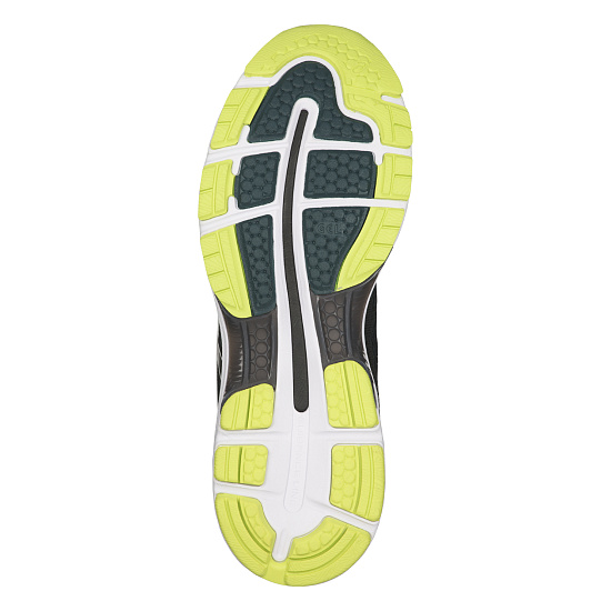 Кроссовки мужские ASICS Gel-Nimbus 20 Black/Neon Lime - Фото 2 большая