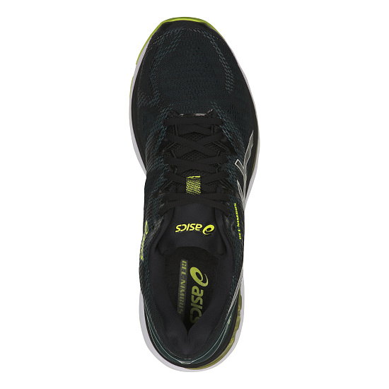 Кроссовки мужские ASICS Gel-Nimbus 20 Black/Neon Lime - Фото 4 большая