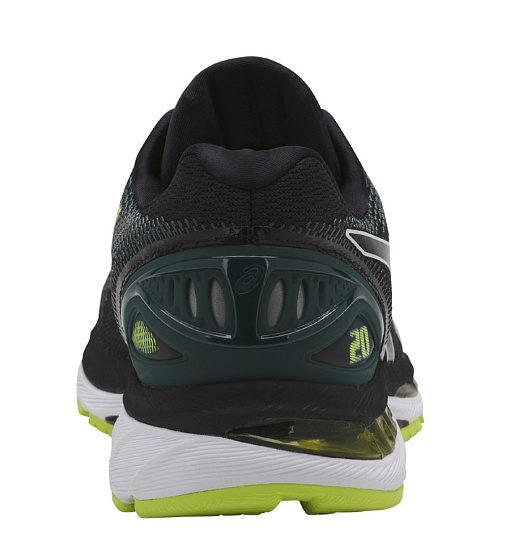 Кроссовки мужские ASICS Gel-Nimbus 20 Black/Neon Lime - Фото 7 большая