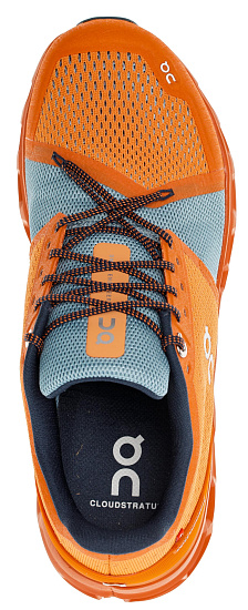 Кроссовки мужские On Cloudstratus Orange/Wash - Фото 5 большая