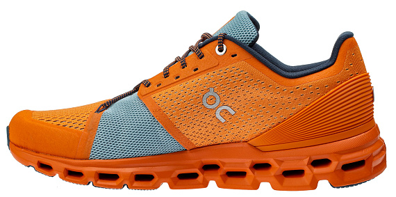 Кроссовки мужские On Cloudstratus Orange/Wash - Фото 6 большая