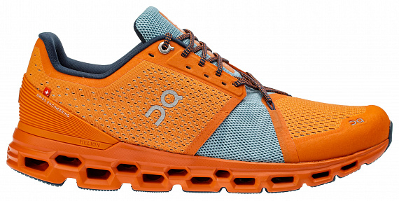 Кроссовки мужские On Cloudstratus Orange/Wash - Фото 1 большая