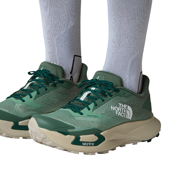 Кроссовки мужские The North Face Vectiv Enduris 4 Green Clay/Duck - Фото 3 большая