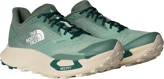 Кроссовки мужские The North Face Vectiv Enduris 4 Green Clay/Duck - Фото 6 большая