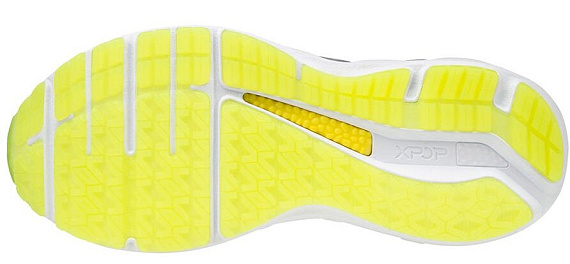 Кроссовки мужские Mizuno Wave Horizon 4 Сер/Т.Сер/Желт - Фото 3 большая