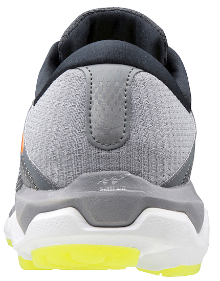 Кроссовки мужские Mizuno Wave Horizon 4 Сер/Т.Сер/Желт - Фото 5 большая