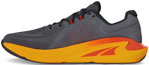 Кроссовки мужские Altra Paradigm 7 Gray/Orange - Фото 3 большая