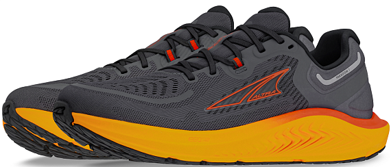 Кроссовки мужские Altra Paradigm 7 Gray/Orange - Фото 4 большая