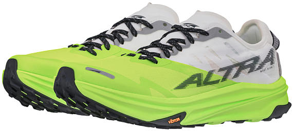 Кроссовки мужские Altra Mont Blanc Carbon White/Lime - Фото 4 большая
