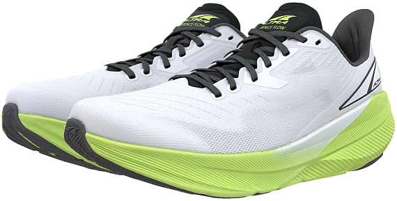 Кроссовки мужские Altra Experience Flow White/Lime - Фото 4 большая
