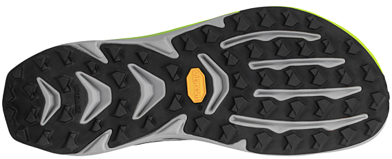 Кроссовки мужские Altra Mont Blanc Speed Black/Lime - Фото 2 большая