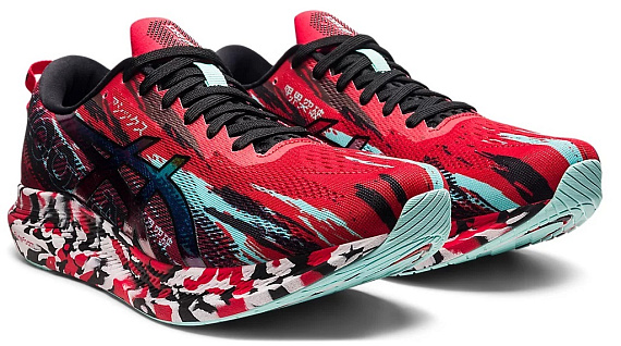 Кроссовки мужские ASICS Noosa Tri 13 Electric Red/Black - Фото 2 большая
