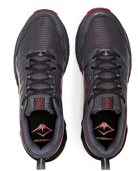 Кроссовки мужские ASICS Gel-Trabuco 9 Carrier Grey/Electric Red - Фото 6 большая
