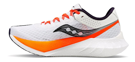 Кроссовки мужские Saucony Endorphin Pro 4 White/Black - Фото 2 большая