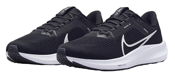 Кроссовки мужские Nike Air Zoom Pegasus 40 Black/White-Iron Grey - Фото 4 большая