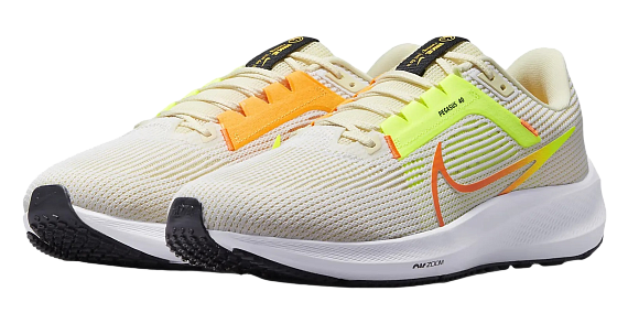 Кроссовки мужские Nike Air Zoom Pegasus 40 White/Multi-Color-Coconut Milk - Фото 4 большая