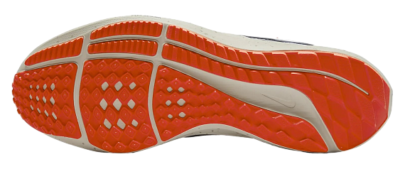 Кроссовки мужские Nike Air Zoom Pegasus 40 Wide White/Obsidian-LT Orewood Brown - Фото 6 большая