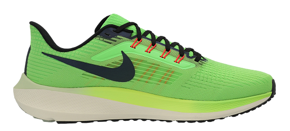 Кроссовки мужские Nike Air Zoom Pegasus 39 Scream Green/Black - Фото 2 большая