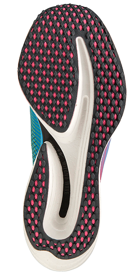 Кроссовки мужские Mizuno Wave Rebellion Pro Bolt2Neon/OBlue/JBlue - Фото 7 большая