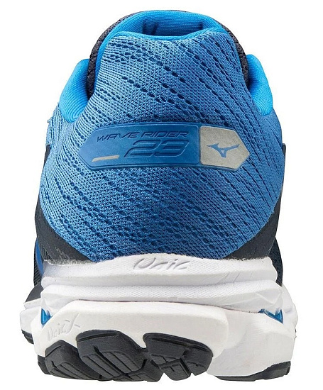 Кроссовки мужские Mizuno Wave Rider 23 Т.Син/Син/Бел - Фото 4 большая