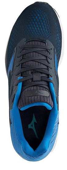 Кроссовки мужские Mizuno Wave Rider 23 Т.Син/Син/Бел - Фото 5 большая