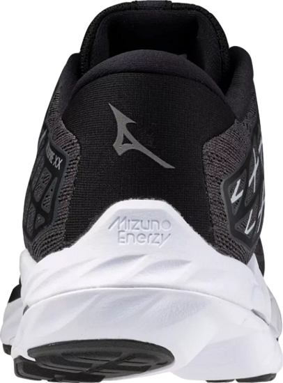 Кроссовки мужские Mizuno Wave Inspire 20 2E Ebony/White/Black - Фото 4 большая