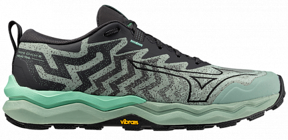 Кроссовки мужские Mizuno Wave Daichi 8 Grayed Jade/Black/Jade Cream - Фото 1 большая