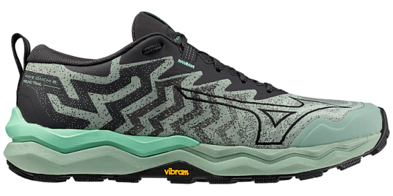 Кроссовки мужские Mizuno Wave Daichi 8 Grayed Jade/Black/Jade Cream - Фото 2 большая