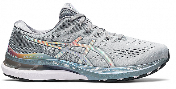 Кроссовки мужские ASICS Gel-Kayano 28 Platinum Piedmont Grey/White - Фото 1 большая