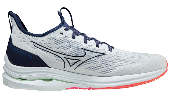 Кроссовки мужские Mizuno Wave Rider Neo 2 св.гол/т.син/роз - Фото 3 большая