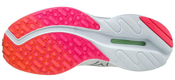 Кроссовки мужские Mizuno Wave Rider Neo 2 св.гол/т.син/роз - Фото 5 большая