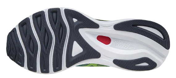 Кроссовки мужские Mizuno Wave Sky 5 т.бирюз/зел.лайм/т.бирюз - Фото 3 большая