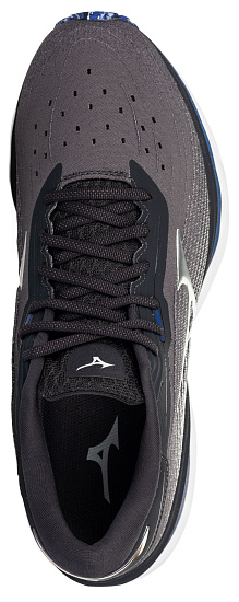 Кроссовки мужские Mizuno Wave Sky 5 т.сер/сереб/фиолет - Фото 2 большая