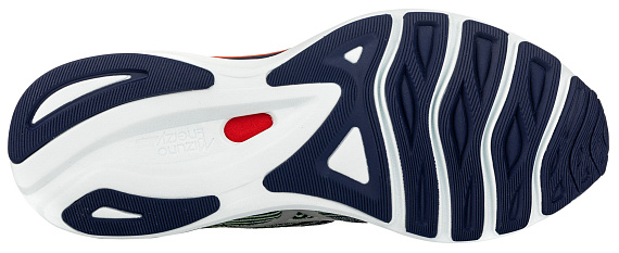 Кроссовки мужские Mizuno Wave Sky 5 т.син/сереб/крас - Фото 4 большая