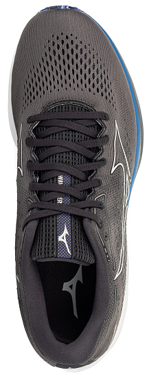 Кроссовки мужские Mizuno Wave Rider 25 т.сер/фиолет - Фото 2 большая