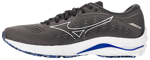 Кроссовки мужские Mizuno Wave Rider 25 т.сер/фиолет - Фото 5 большая