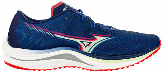 Кроссовки мужские Mizuno Wave Rebellion син/зел/роз - Фото 1 большая
