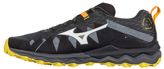 Кроссовки мужские Mizuno Wave Daichi 6 т.сер/сер/т.сер - Фото 5 большая