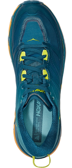 Кроссовки мужские Hoka Mafate Speed 3 Coastal Shade/Radiant Yellow - Фото 3 большая