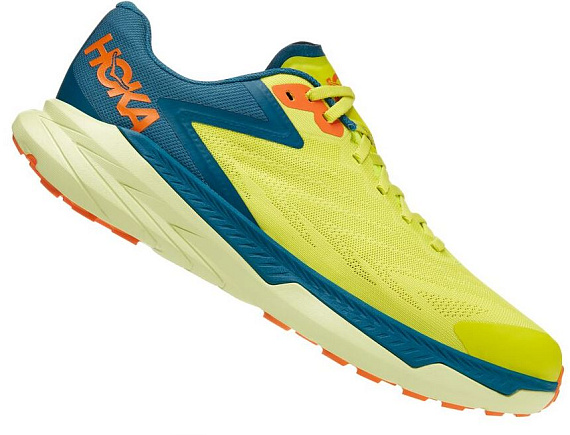 Кроссовки мужские Hoka Zinal Evening Primrose/Blue Coral - Фото 2 большая