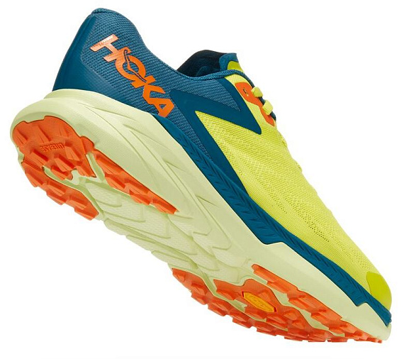 Кроссовки мужские Hoka Zinal Evening Primrose/Blue Coral - Фото 3 большая