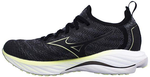 Кроссовки мужские Mizuno Wave Neo Wind UndyedBlk/Luminous - Фото 2 большая