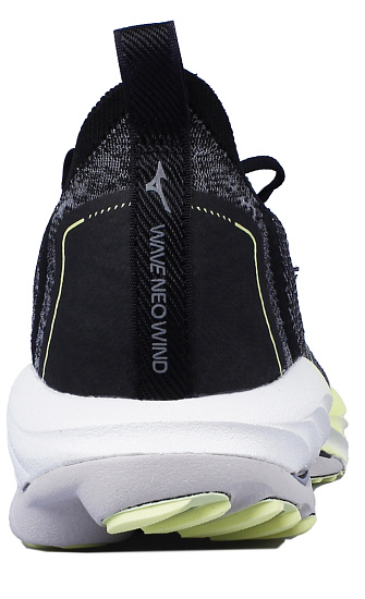 Кроссовки мужские Mizuno Wave Neo Wind UndyedBlk/Luminous - Фото 3 большая