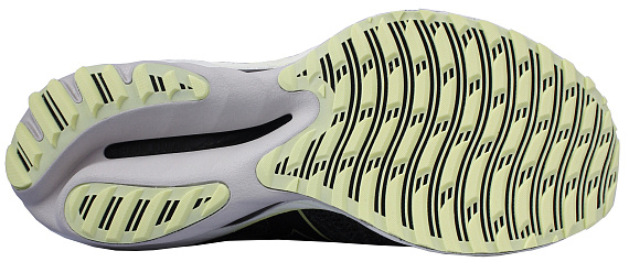 Кроссовки мужские Mizuno Wave Neo Wind UndyedBlk/Luminous - Фото 4 большая