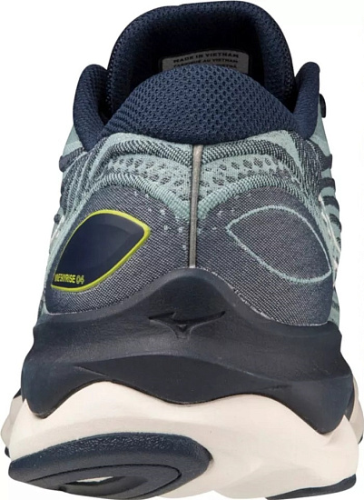 Кроссовки мужские Mizuno Wave Skyrise 4 MBlue/SWhite/DBlue - Фото 4 большая