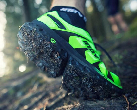 Кроссовки мужские Inov-8 TrailFly Ultra G 300 Max Green/Black - Фото 11 большая
