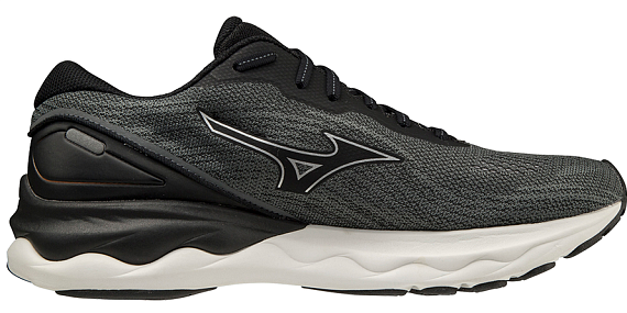 Кроссовки мужские Mizuno Wave Skyrise 3 Blk/Silver/OrangeCopper - Фото 2 большая